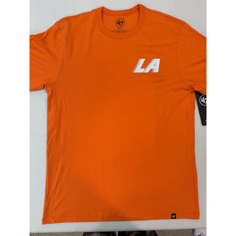 47 Brand Los Angeles Clippers City Edition T-Shirt Orange Mens Medium K420TM